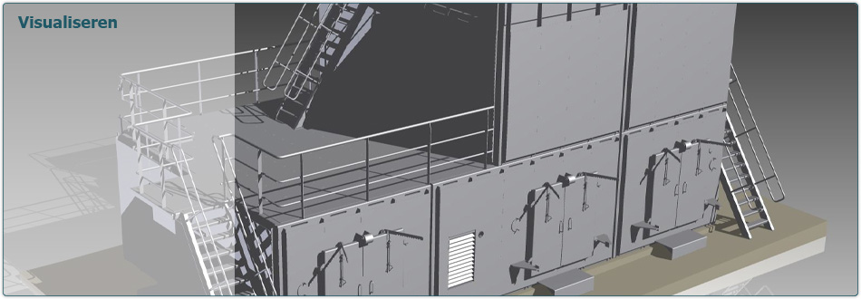 3d-Engineering van een brandmoot door Yngine